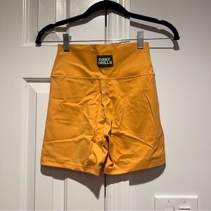 NWOT Daily Drills Go! Shortie Shorts | Orange | Size Small